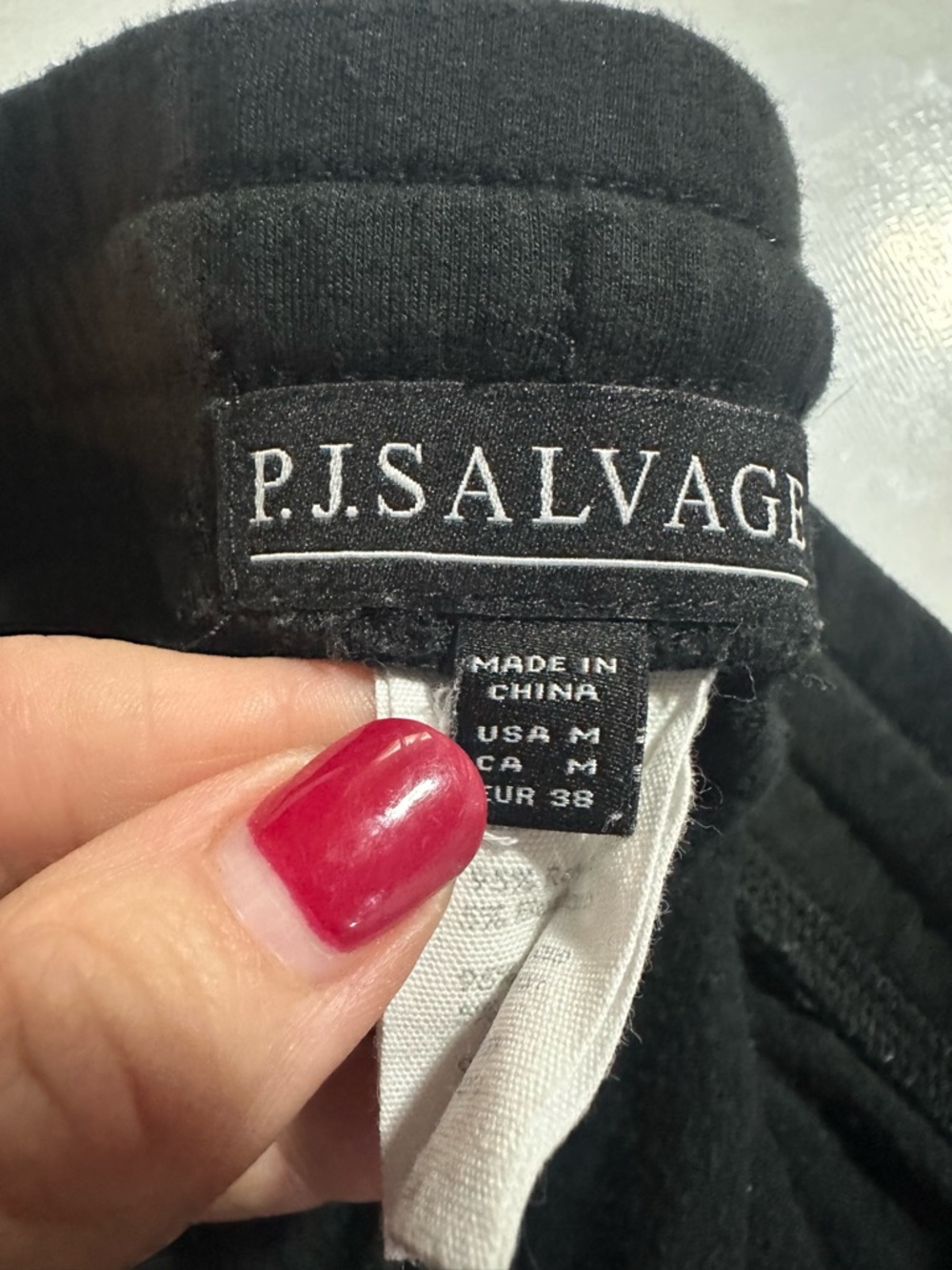 P.J. Salvage Lounge Pant in Cobalt & Black - M - Picture 6 of 6